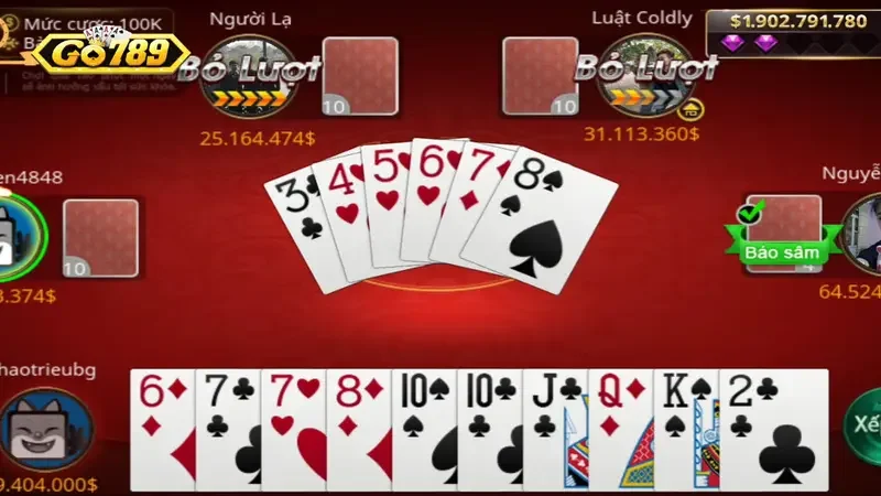 Chơi Sâm Go789 - Chi Tiết Cách Chơi, Kinh Nghiệm Cá Cược 3 Cơ cấu tính tiền trong game sâm Go789