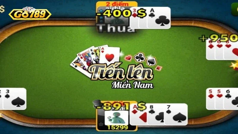 Tiến Lên Đếm Lá - Game Bài Giải Trí Trực Tuyến Hàng Đầu 2 Người chơi ghi nhớ các lá bài đã đánh trong tiến lên đếm lá GO789 để kiểm soát ván đấu